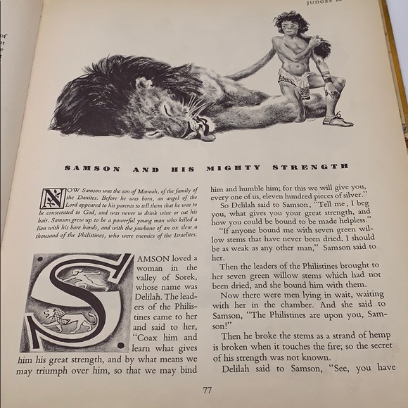 A Giant Golden Book of Old Testament Stories - Picture 13 of 16